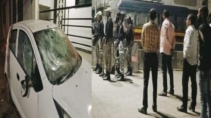 Jalgaon Crime : जळगाव जिल्ह्यात दोन गटांत तुफान राडा, दगडफेकीत दोन पोलीस जखमी