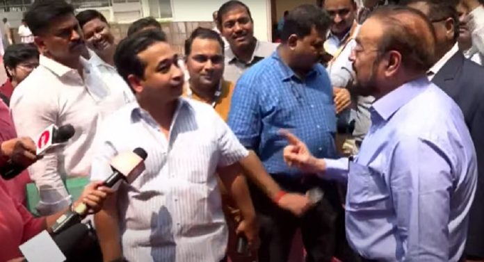 Maharashtra Assembly Session: विधानभवनाच्या बाहेरच नितेश राणे आणि अबू आझमी भिडले, जोरदार खडाजंगी