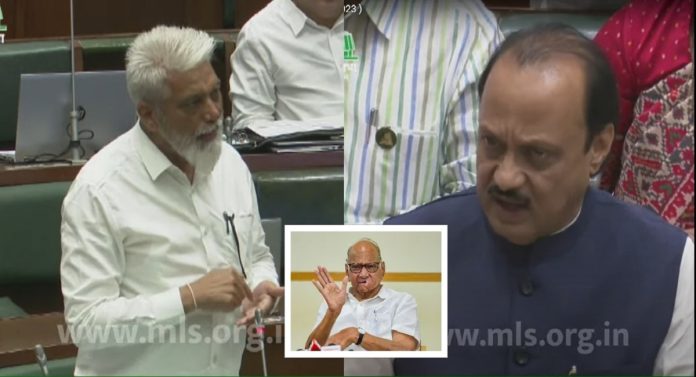 Maharashtra Assembly: "भाकरी मातोश्रीची, चाकरी शरद पवारांची," दादा भुसेंच्या विधानानंतर अजित पवार कडाडले, विधानसभेत एकच गोंधळ