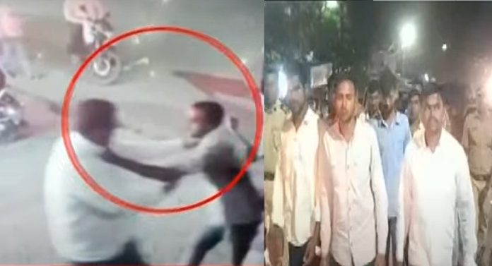 Nashik Crime : केकचे पैसे मागितल्याने बेकरी मालकावर कोयत्याने वार, जिथे हल्ला केला तिथेच पोलिसांनी धिंड काढली