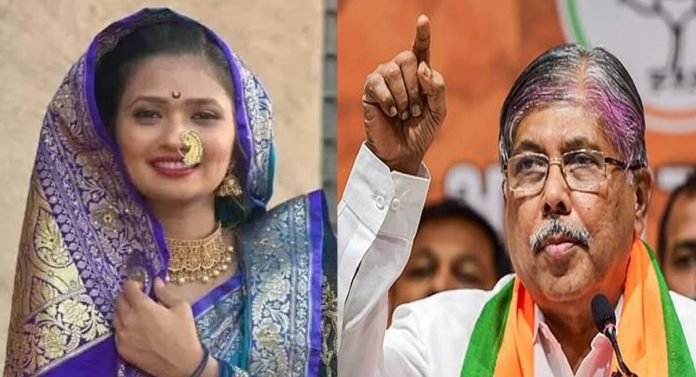 गौतमीच्या आडनावाचा वाद; चंद्रकांत पाटील यांनी अशी प्रतिक्रिया दिली की...