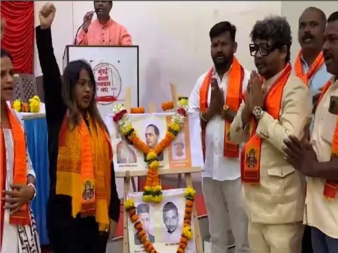 गुणरत्न सदावर्तेंना झालंय काय? नथुराम गोडसे यांचा फोटो आंबेडकर, शिवरायांसोबत लावला 