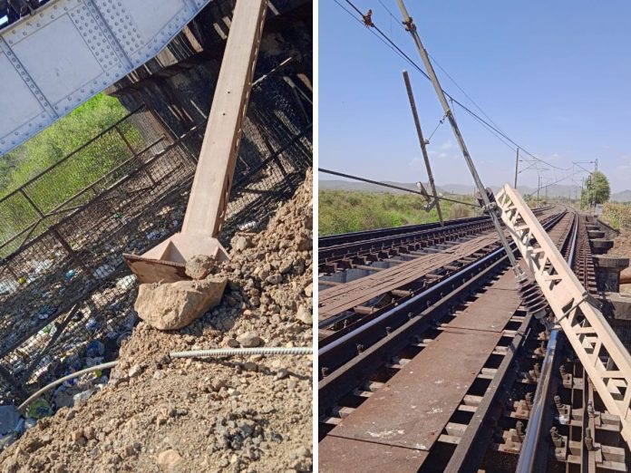 चक्रीवादळाचा फटका पश्चिम रेल्वेला; वादळी वाऱ्यामुळं पोल पडले, मुंबईकडे जाणारी वाहतूक विस्कळीत