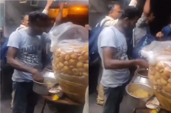 धावत्या लोकलमध्ये भैय्या विकतोय पाणीपुरी; मुंबईकरांनी घेतला आस्वाद title=