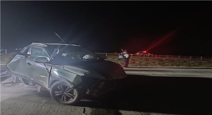 समृद्धी महामार्गाचा दुस-या टप्प्यातील मार्गावर पहिला अपघात; दोघांचा मृत्यू, दोघे जखमी 