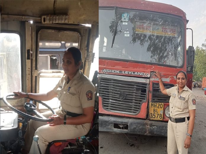 हौस म्हणून घरचा टेम्पो चालवायच्या... नाशिकची गृहीणी अशी बनली ST बस ड्रायव्हर 