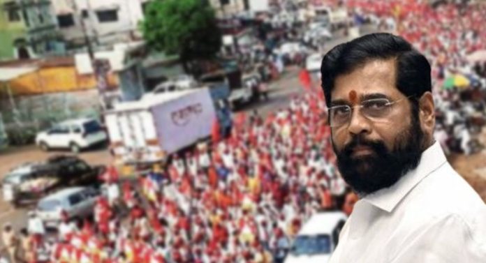 लाल वादळ मुंबईत धडकण्यापूर्वीच थांबणार? मुख्यमंत्री शिंदे तोडगा काढणार