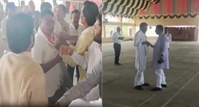 Video : नेते मस्त, कार्यकर्ते त्रस्त! मतमोजणीदरम्यान कार्यकर्त्यांमध्ये जुंपली, नेत्यांच्या मात्र हसतखेळत गप्पा