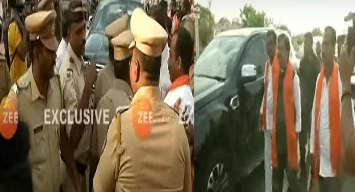 दौंडमध्ये हायव्होल्टेज ड्रामा, संजय राऊत यांची राहुल कुल यांच्या कारखान्यावर धडक... पोलिसांनी अडवलं