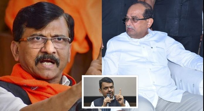 "...मग तुम्ही फडणवीसांच्या गळ्यात मंगळसूत्र बांधा," संजय राऊतांनी राधाकृष्ण विखे पाटलांना लगावला टोला