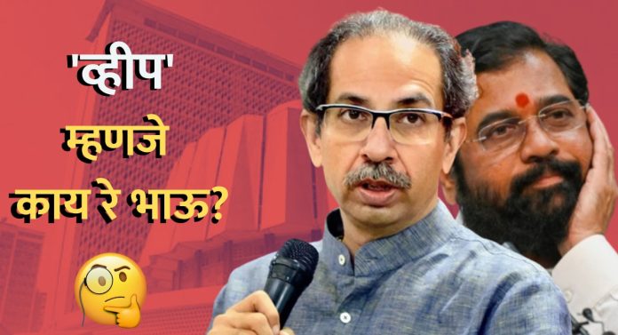 Maharastra Politics: 'व्हीप' म्हणजे काय रे भाऊ? जाणून घ्या सोप्या भाषेत!